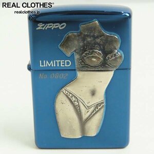 ZIPPO/ジッポー BEAUTY/ビューティ LIMITED EDITION No.0802 メタル貼り 1999年製 /LPL