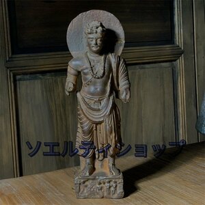 極細工 仏教古美術 仏像 ガンダーラ石仏 ガンダーラ美術 石仏 石彫 仏像 装飾 置物　装飾　収蔵　コレクション