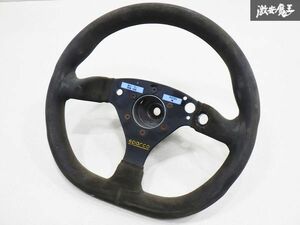 売り切り!! SPARCO スパルコ ハンドル ステアリング スイッチ用穴開け加工済み 外径 約325mm 棚2D2