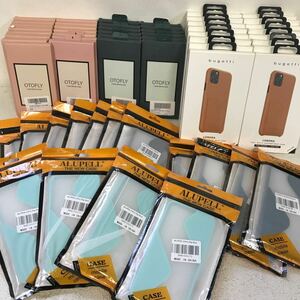 0411G まとめ★未使用 iPhone 11 Pro / Pro MAX iPhoneケース ケース 58点セット / OTOFLY シリコンケース / bugatti LONDRA / ALUPELL