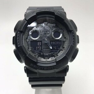 【カシオ】 ジーショック 新品 腕時計 ブラック 未使用品 GA-100CF-1AJF CASIO 男性 メンズ