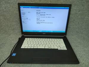 富士通 LIFEBOOK A576R Celeron 3855U Bios確認 ジャンク 2290