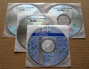 ◆ 日立 Flora 350W DE4 用 Win XP Pro リカバリＣＤセット ◆
