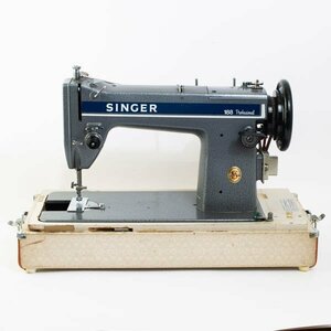 SINGER シンガー 188 Professional 工業用 職業用 足踏ミシン 手回しミシン ハンドクラフト 手芸 刺繍 ケース付 現状品 ジャンク #36978