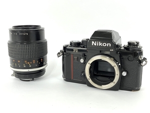 Nikon F3 フィルム カメラ Micro Nikkor 105mm F4 セット 動作確認済み ジャンク Y8780238