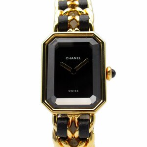 シャネル プルミエールS ブランドオフ CHANEL レザーベルト 腕時計 GP/革 中古 レディース