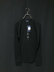 未使用タグ付き◆POLO RALPH LAUREN ラルフローレン 長袖ヘンリーネックシャツ XL　リブ素材