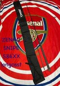 ZENAQ SNIPE S 86XX longcast 竿袋有　【美品】