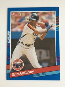 エリック・アンソニー Eric Anthony Donruss 1990 #333 ヤクルトスワローズ MLB アストロズ Houston Astros プロ野球 来日 外国人