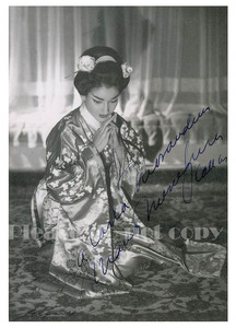 20世紀最高のソプラノ歌手 『蝶々夫人』Madama Butterfly / Maria Callas マリア・カラス サイン フォト　他、１枚付き