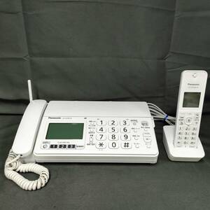 060417 263910 Panasonic KX-PZ200-W パナソニック おたっくす 子機1台付 電話機 ファクス 液晶表示 通信機器 通電確認のみOK　 