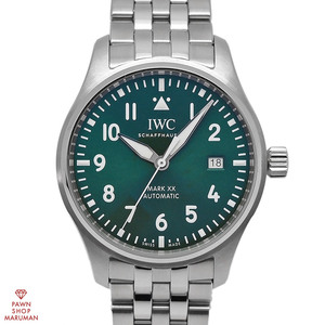 IWC インターナショナルウォッチカンパニー マークXX IW328206 自動巻き SS グリーン 【丸万質舗】