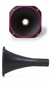 Fiamon プラスチックホーン ロング 24.5cm 1インチ 蛍光色 ピンク