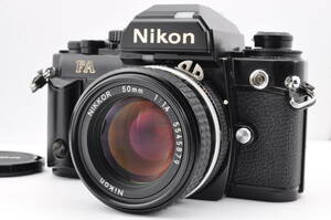 Nikon FA SLR フィルムカメラ 黒 ブラック Nikon Ai-s NIKKOR 50mm 1.4s #FD09