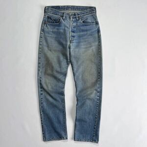 78年製♪70s USA製 Levis 501 赤耳 W32L35 オリジナル ビンテージ 66後期 リーバイス 501 Redline セルビッチ 珍品