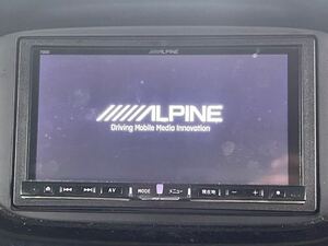 700D ALPINE あるぱいんアルパインホンダ車から取り外しDVD CD Bluetooth TV