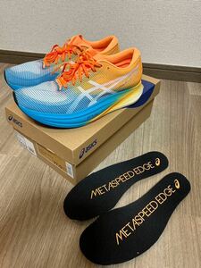 【美品】ASICS アシックス METASPEED EDGE+メタスピード エッジプラス ランニング シューズ メンズ 27.0cm