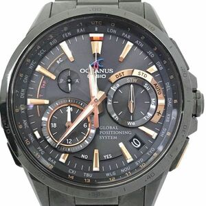 美品 CASIO カシオ OCEANUS オシアナス 腕時計 OCW-G1000B-1A2 電波ソーラー マルチバンド6 GPS チタン ブラック 箱付き 動作確認済み