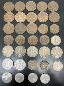 大満州国 満州 古銭 古貨幣 壹分 五分 壹角 五厘 銅貨 白銅貨 アルミ貨 コイン 34枚 おまとめセット