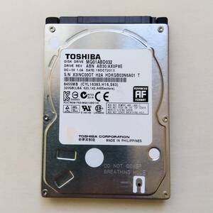 【74】320GB HDD SATA 2.5インチ 東芝 MQ01ABD032 ハードディスクドライブ