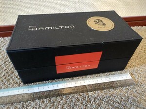 HAMILTON ハミルトン 時計用 空箱 黒　ウォッチケース 化粧箱★ 