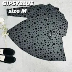 GIPSYBLUE ジプシーブルー ハーフボタン シャツ ワンピース M