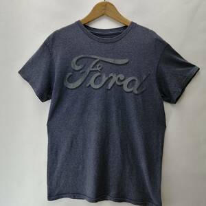 FORD オフィシャル　ビッグロゴ　フロントプリント　Tシャツ S　GRAY