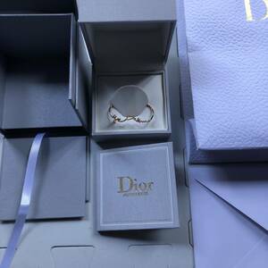 Dior ディオール　リング　13号　金　ダイヤモンド　Oui Double Ring 付属品全てあります