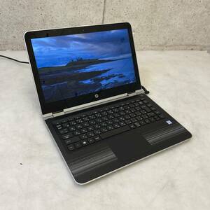 【最終値下 送料無料】ノートPC HP Pavilionｘ360 Convertible タッチパネル Core i3-6100U 4GB HDD Windows10Home 充電式 動作品 A830-2