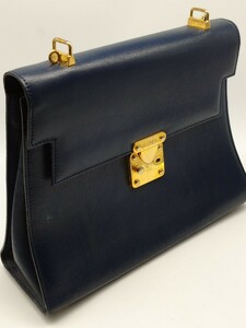 ★難あり/ジャンクとして★ FENDI フェンディ ハンドバッグ SASゴールド金具 ハンドル、ショルダーストラップ無し 現状品