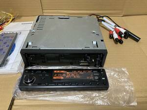 希少即決　美品　JVC　KD-SH919　CDプレーヤー　ヘッドユニット　ブラック　アンバー　オレンジイルミ　Victor　ビクター　欧州車　旧車等