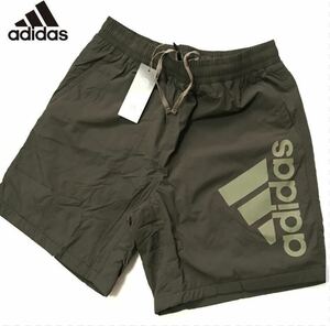 ◎127新品【メンズ L】カーキ ゴルフに最適 アディダスadidas 新品 メンズ 吸汗速乾 ウーブン ゴルフ トレーニング ハーフパンツ