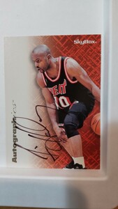 sky box Tim Hardaway auto ティム・ハーダウェイ サイン 送料無料