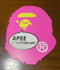 APEE ショップカード ピンク A BATHING APE ア ベイシング エイプ １枚