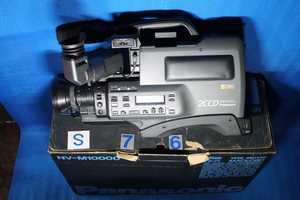 S-411 パナソニック Panasonic S-VHSビデオカメラ NV-M10000 2CCD 光学X10