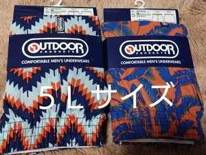 ③OUTDOORPRODUCTS★アウトドアプロダクツ　トランクス　２枚　５Ｌサイズ★