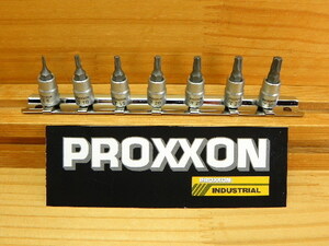 処分 プロクソン 1/4(6.35) トルクスレンチ ソケット 7点セット PROXXON