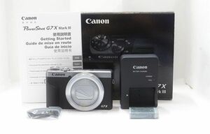 ★ 美品 ★ キャノン パワーショット Canon PowerShot G7X Mark Ⅲ　マーク3（ 元箱・説明書つき ）