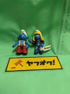 ビンテージ　スマーフ　PVC フィギュア　peyo　スマーフェット　ヒッピー
