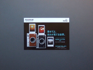 【カタログのみ】FUJIFILM 2023.06 instax mini EVO 検 チェキ ハイブリッド インスタントカメラ