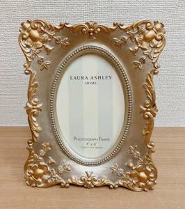 【LAURA ASHLEY ローラアシュレイ フォトフレーム♪】10cm×15cm/ゴールド/アンティーク/インテリア/エレガント/A511-219