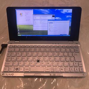 SONY VAIO ノートPC type P VGN-P90HS ブラック SSD64GB Microsoft office WORD EXCEL POWER POINT 100%充電可