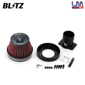 BLITZ ブリッツ サスパワー コアタイプLM レッド エアクリーナー レクサス IS350 GSE21 H17.9～H20.9 2GR-FSE