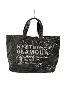 HYSTERIC GLAMOUR◆トートバッグ/PVC/BLK