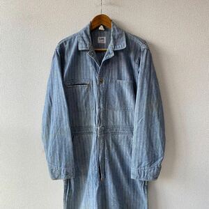 70s USA製 Lee Union-Alls ヘリンボーン ツナギ 40 リー ビンテージ オールインワン つなぎ ワーク