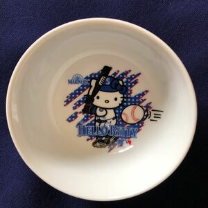 激レア希少品　サンリオ2002年製　ハローキティ ×シアトルマリナーズ　陶器茶碗　小鉢　当時物