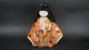 【送料510円】日本人形　人形　飾物　置物　高さ:約25.5cm