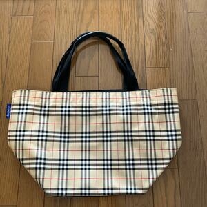 お探しの方。レア物。バーバリーロンドン　ブルーレーベル　トートバッグ BURBERRY BLUELABEL 