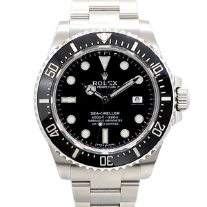 【天白】ロレックス シードゥエラー 4000 116600 ブラック SS 自動巻 メンズ 腕時計