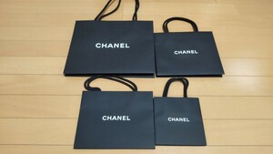 シャネル ショップ袋 紙袋　4枚セット　CHANEL ショッパー